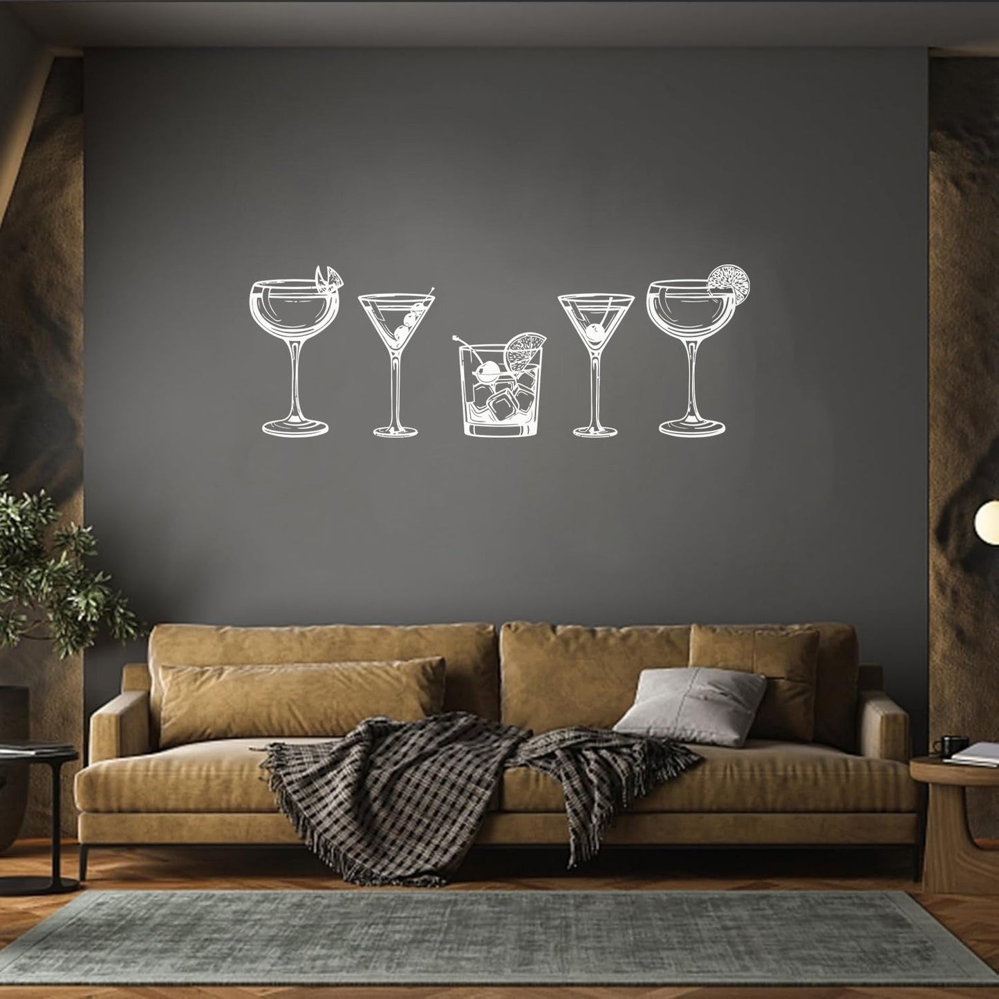 Fine Carving Decals Drinking Cocktail Glass Collection Cafe Personalized Customization