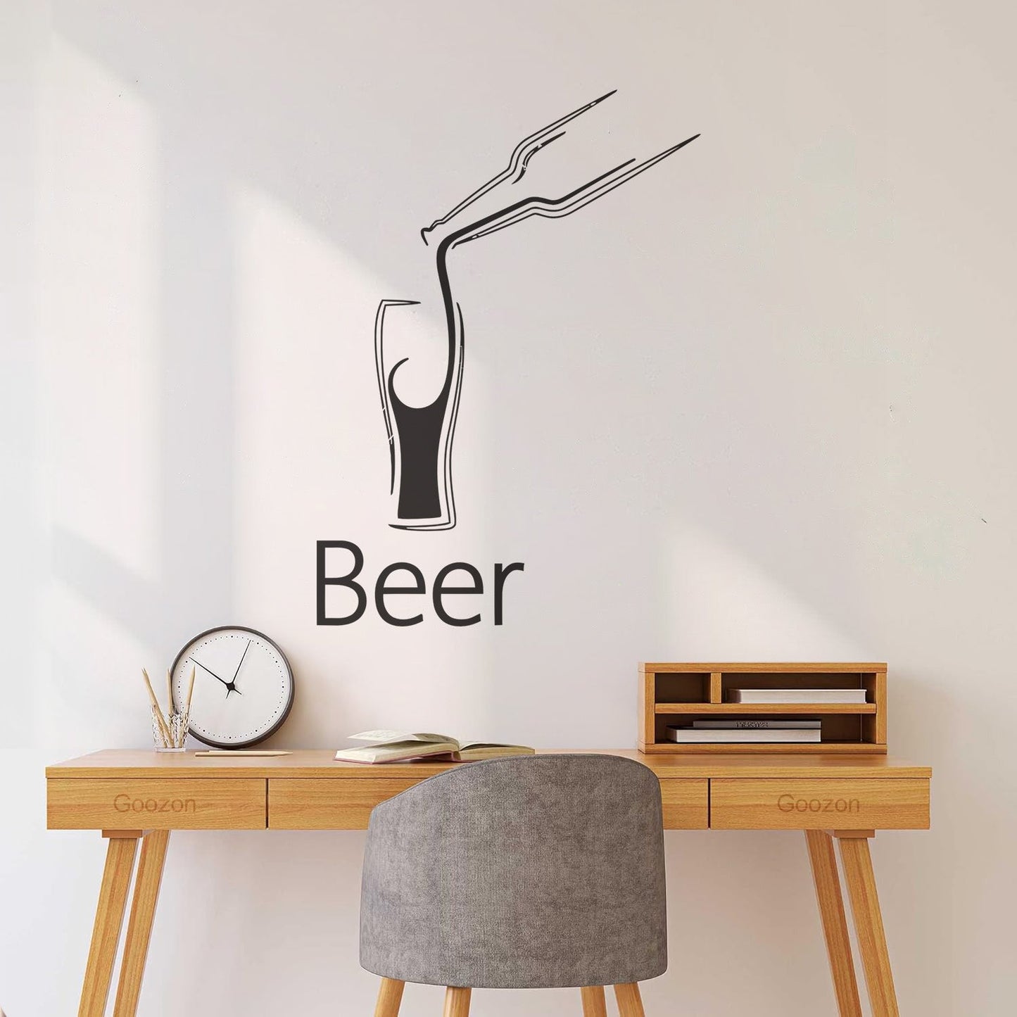 Beer Cafe Drink Bar Kitchen Cocktail Wall Vinyl Sticker Decor Self Adhesive