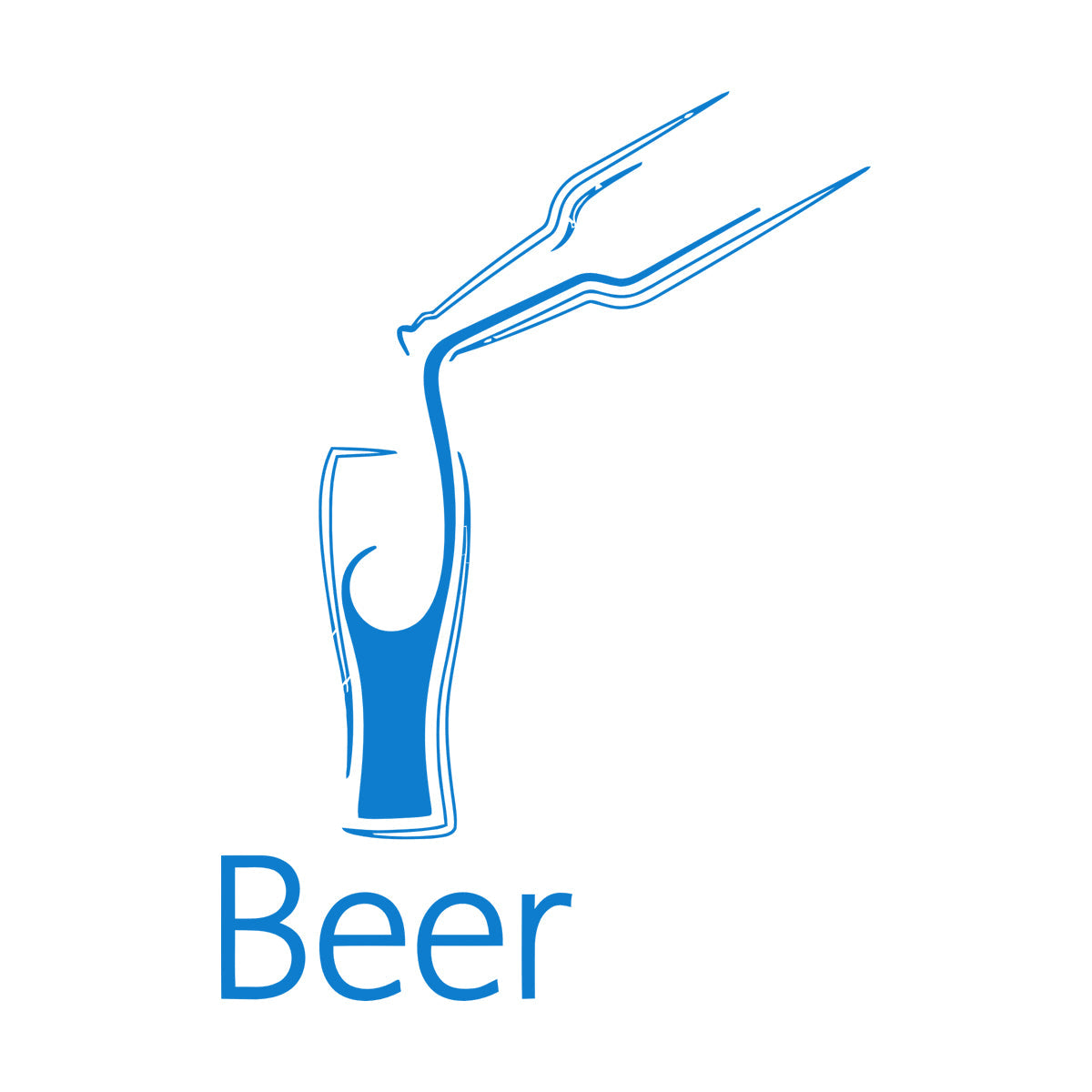 Beer Cafe Drink Bar Kitchen Cocktail Wall Vinyl Sticker Decor Self Adhesive