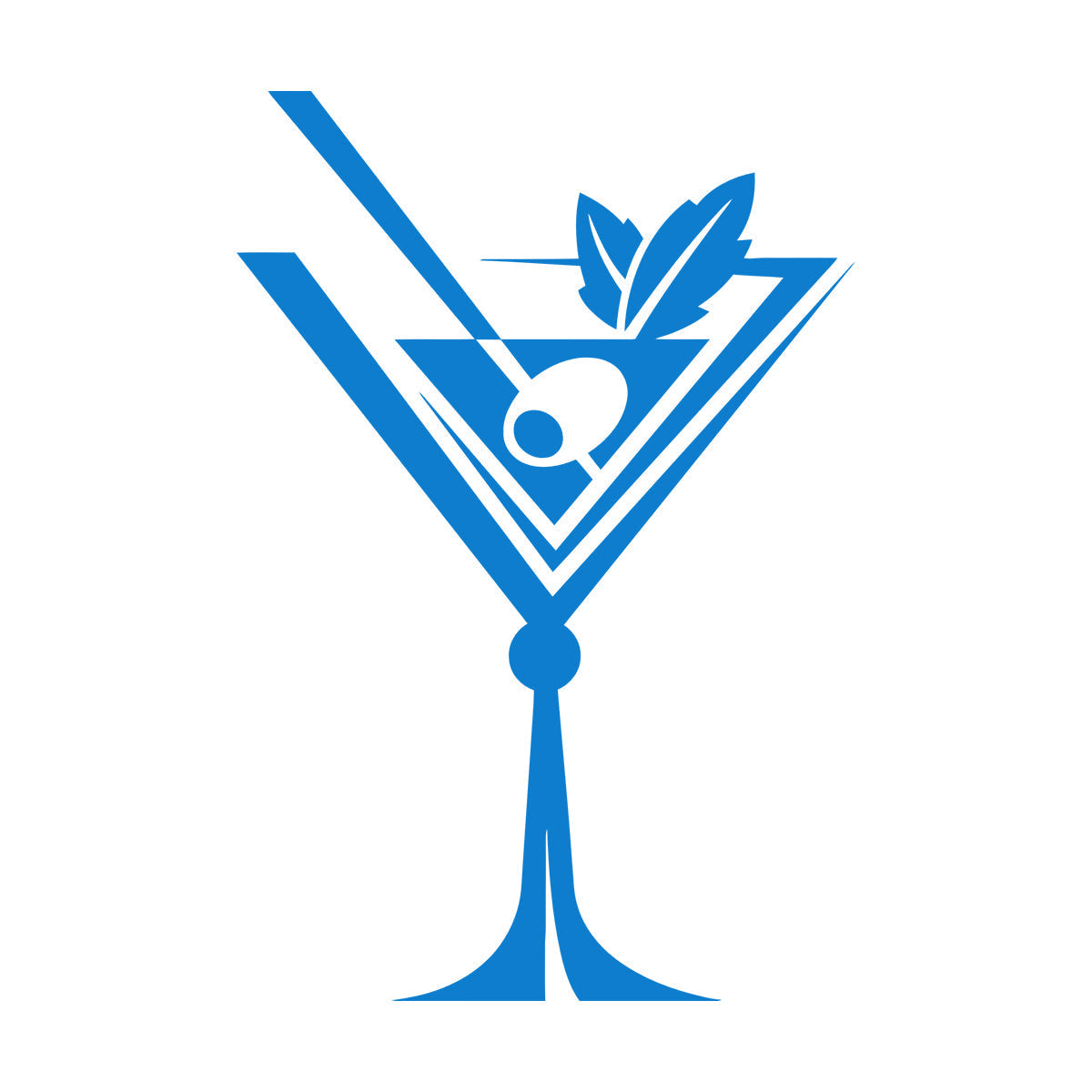 Engraving Stickers Glass Drinks Collection Martini Cocktail Cafe Art Mural Painting