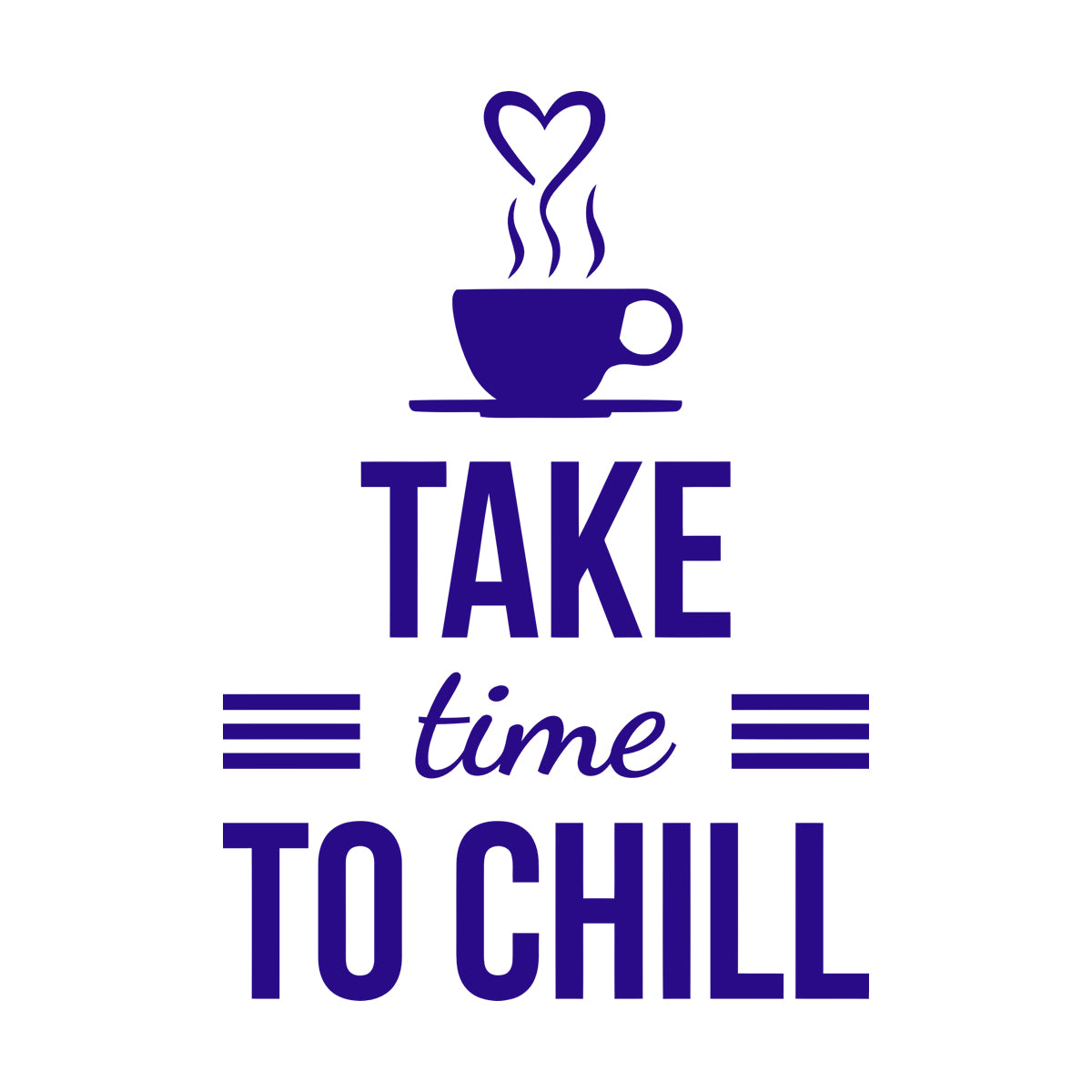 Lettering Decals Chill Quote Break Office Relax Quote Words Letters Coffee Shop Multiple Size Options