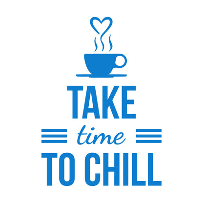 Lettering Decals Chill Quote Break Office Relax Quote Words Letters Coffee Shop Multiple Size Options