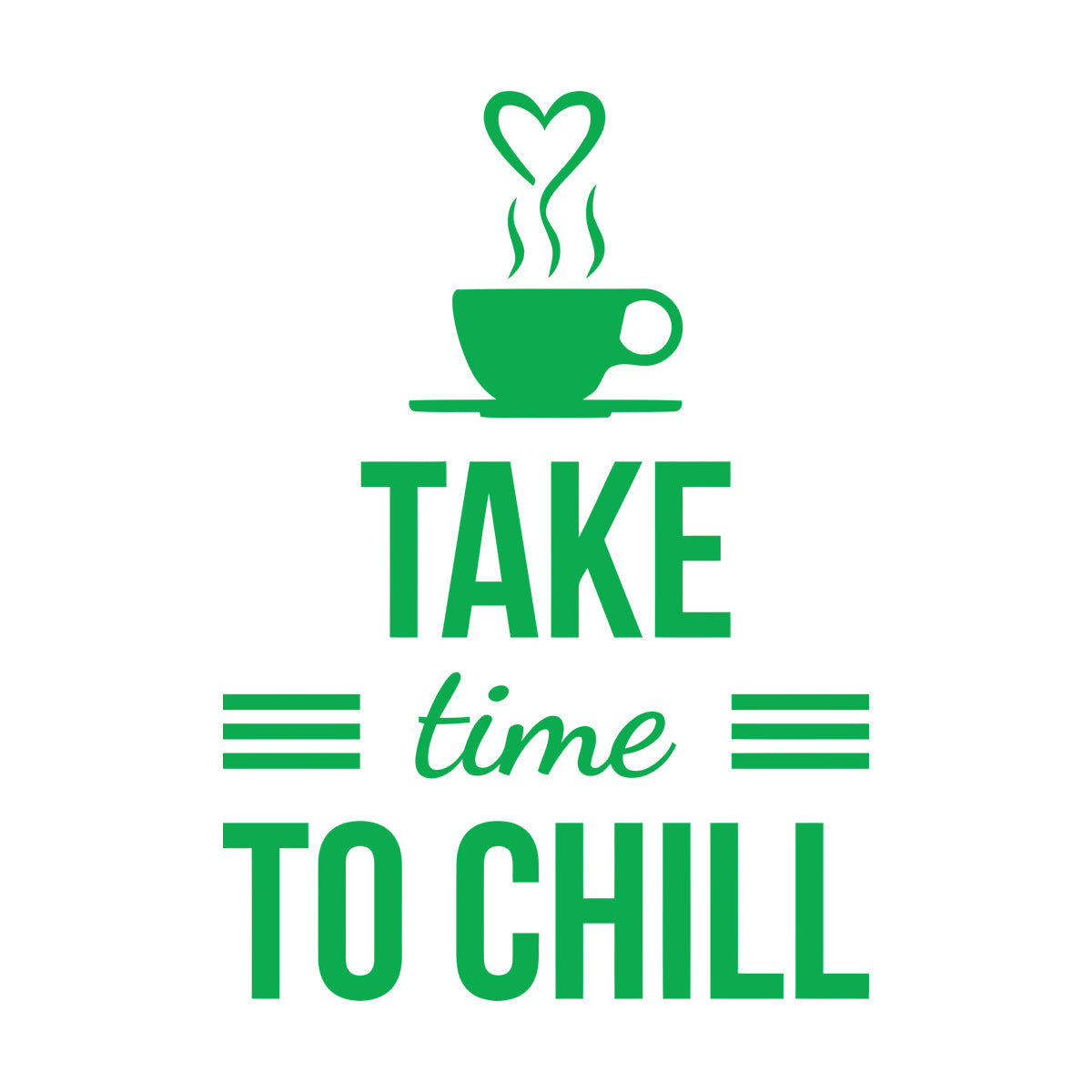 Lettering Decals Chill Quote Break Office Relax Quote Words Letters Coffee Shop Multiple Size Options