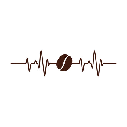 Wall Decals Pvc Coffee Pulse Coffee House Shop Bean Kitchen Dining Room Waterproof