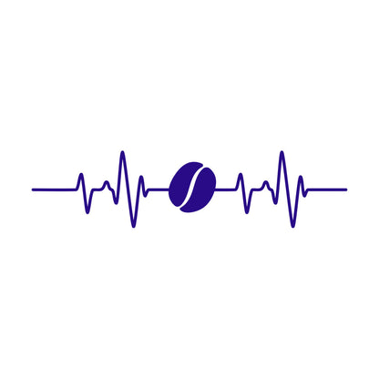 Wall Decals Pvc Coffee Pulse Coffee House Shop Bean Kitchen Dining Room Waterproof