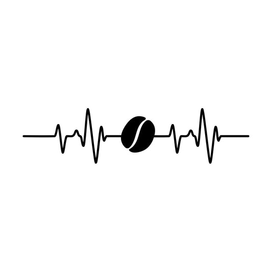 Wall Decals Pvc Coffee Pulse Coffee House Shop Bean Kitchen Dining Room Waterproof