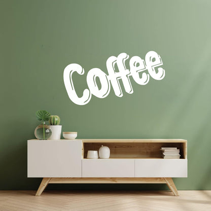 Lettering Stickers Coffee Tea Shop Restaurant Business It Won'T Fall Off