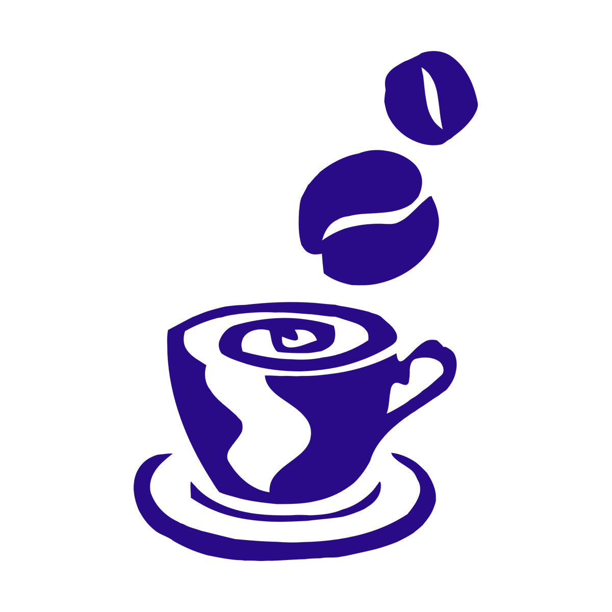 Wall Decals Paster Paper Coffee Tea Shop Restaurant Business Personalized Customization