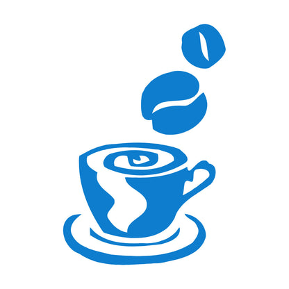 Wall Decals Paster Paper Coffee Tea Shop Restaurant Business Personalized Customization