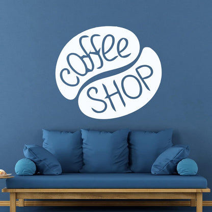 Vinyl Wall Stickers Coffee Tea Shop Restaurant Business Can Modify And Add Information