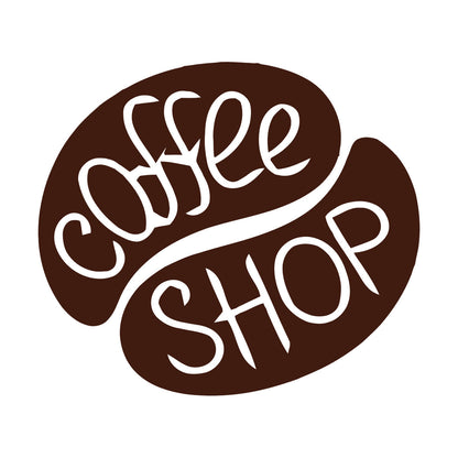 Vinyl Wall Stickers Coffee Tea Shop Restaurant Business Can Modify And Add Information
