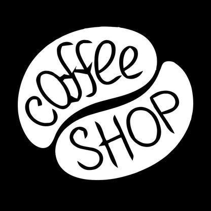Vinyl Wall Stickers Coffee Tea Shop Restaurant Business Can Modify And Add Information