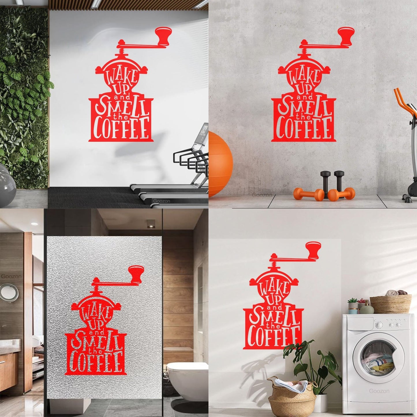 Fine Carving Decals Words On Coffee Grinder Quotes About Coffee Home Self Adhesive