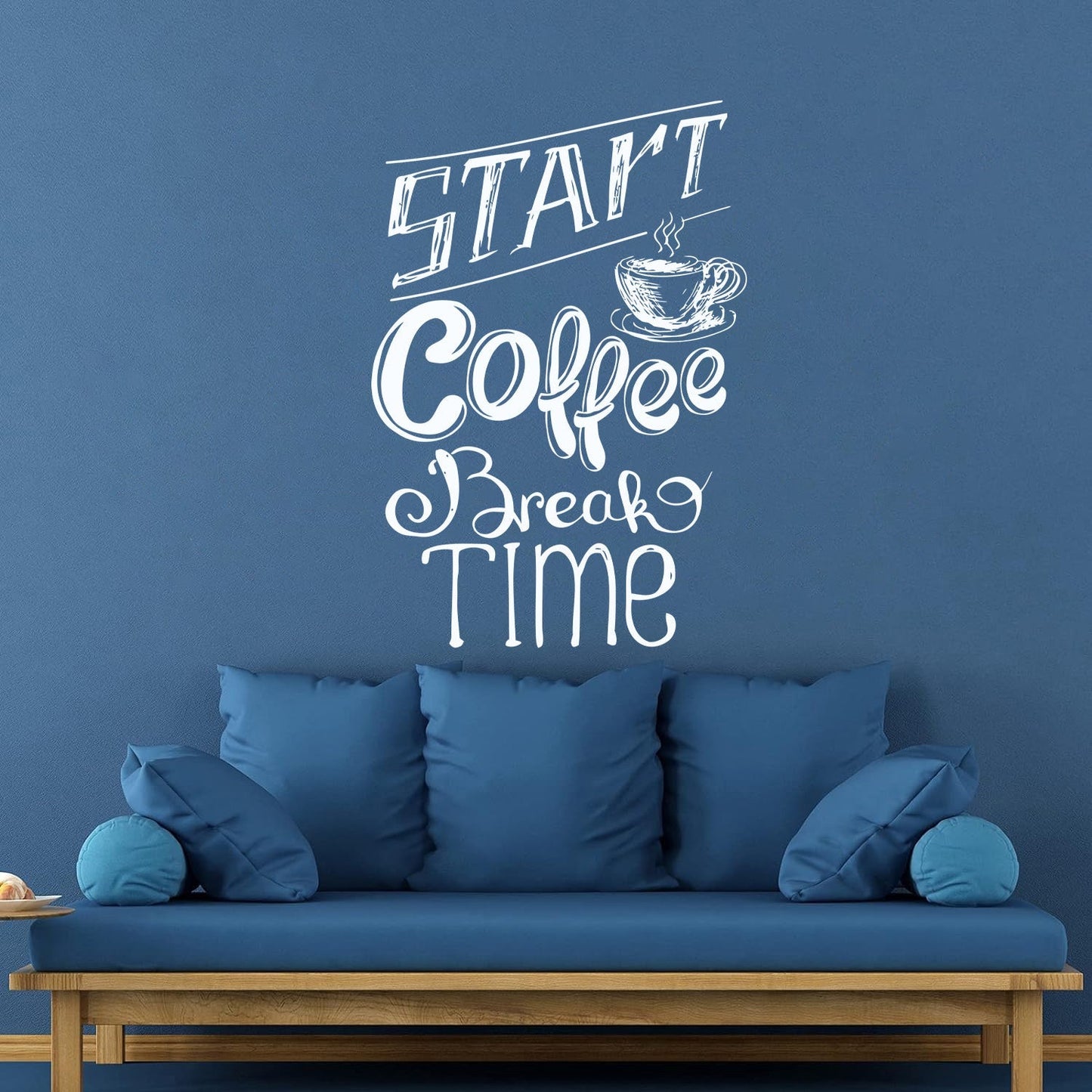 Lettering Decals Start Coffee Break Time Lettering Kitchen Cup Equipped With Transfer Film Kit