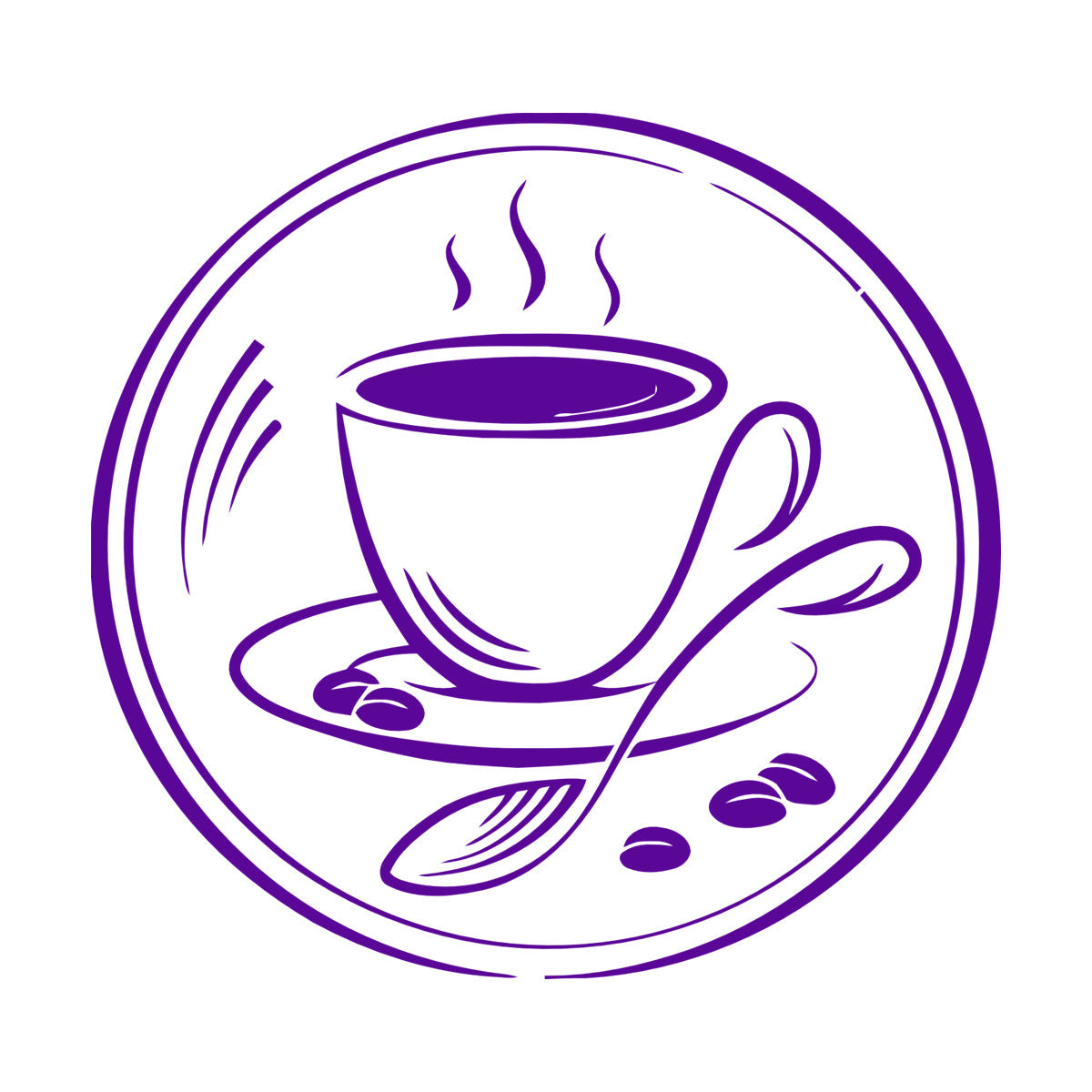 Wall Decals Paster Paper Coffee Couple Grain Coffee Shop Restaurant Multiple Size Options