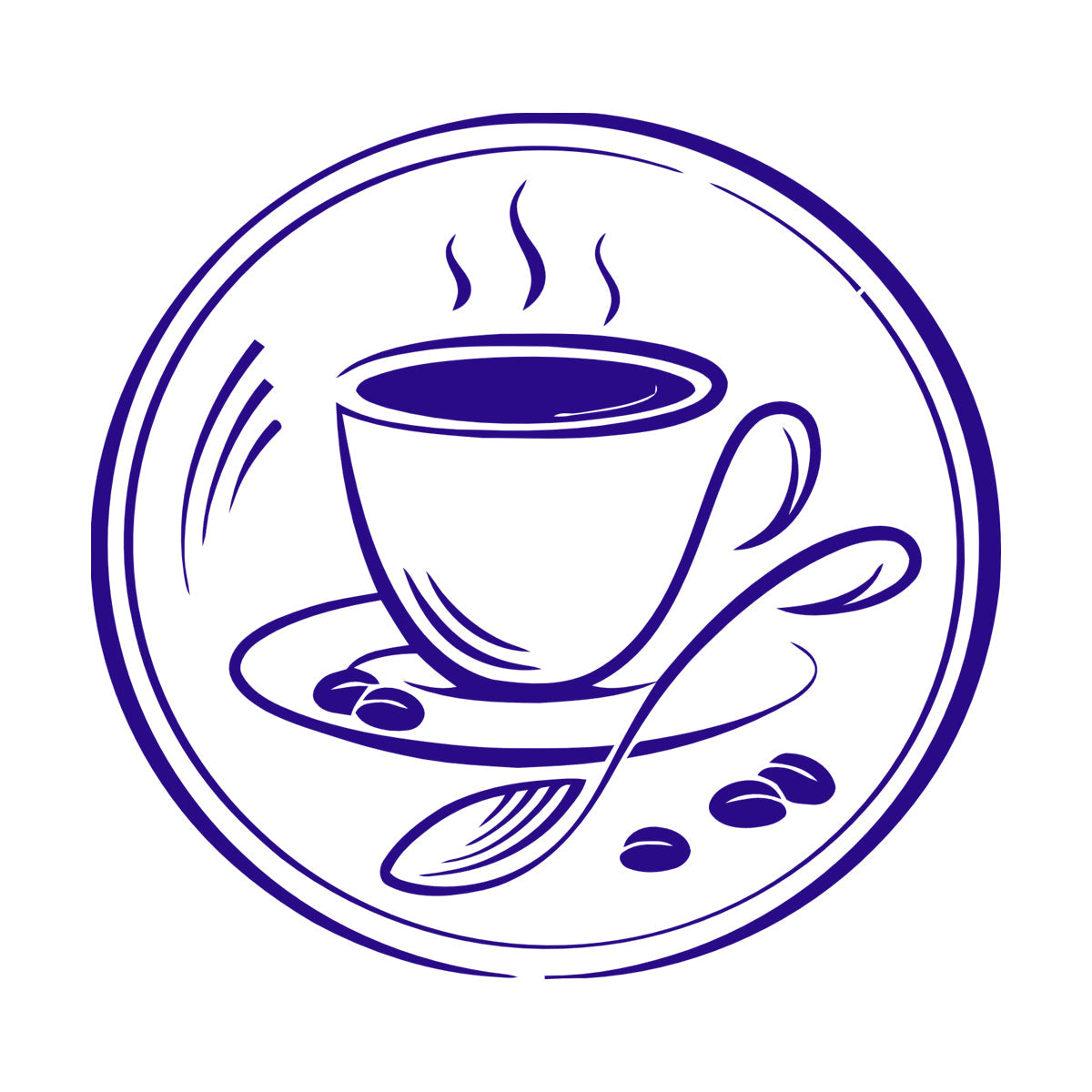 Wall Decals Paster Paper Coffee Couple Grain Coffee Shop Restaurant Multiple Size Options