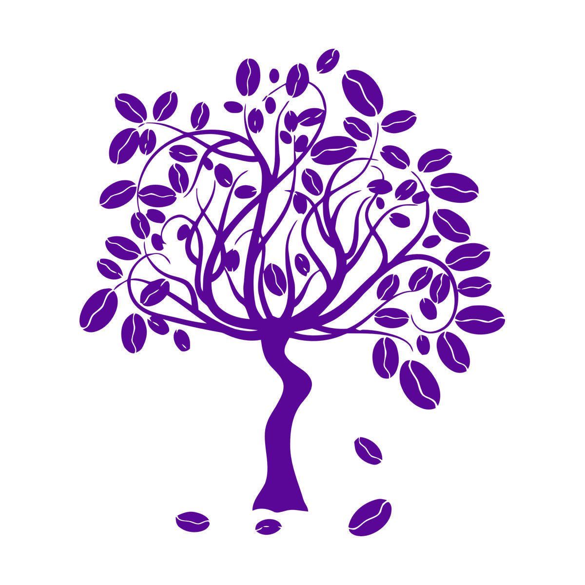 Engraving Decals Coffee Tree Fruit Ripe Smell The Aroma Coffee Bar Can Modify And Add Information