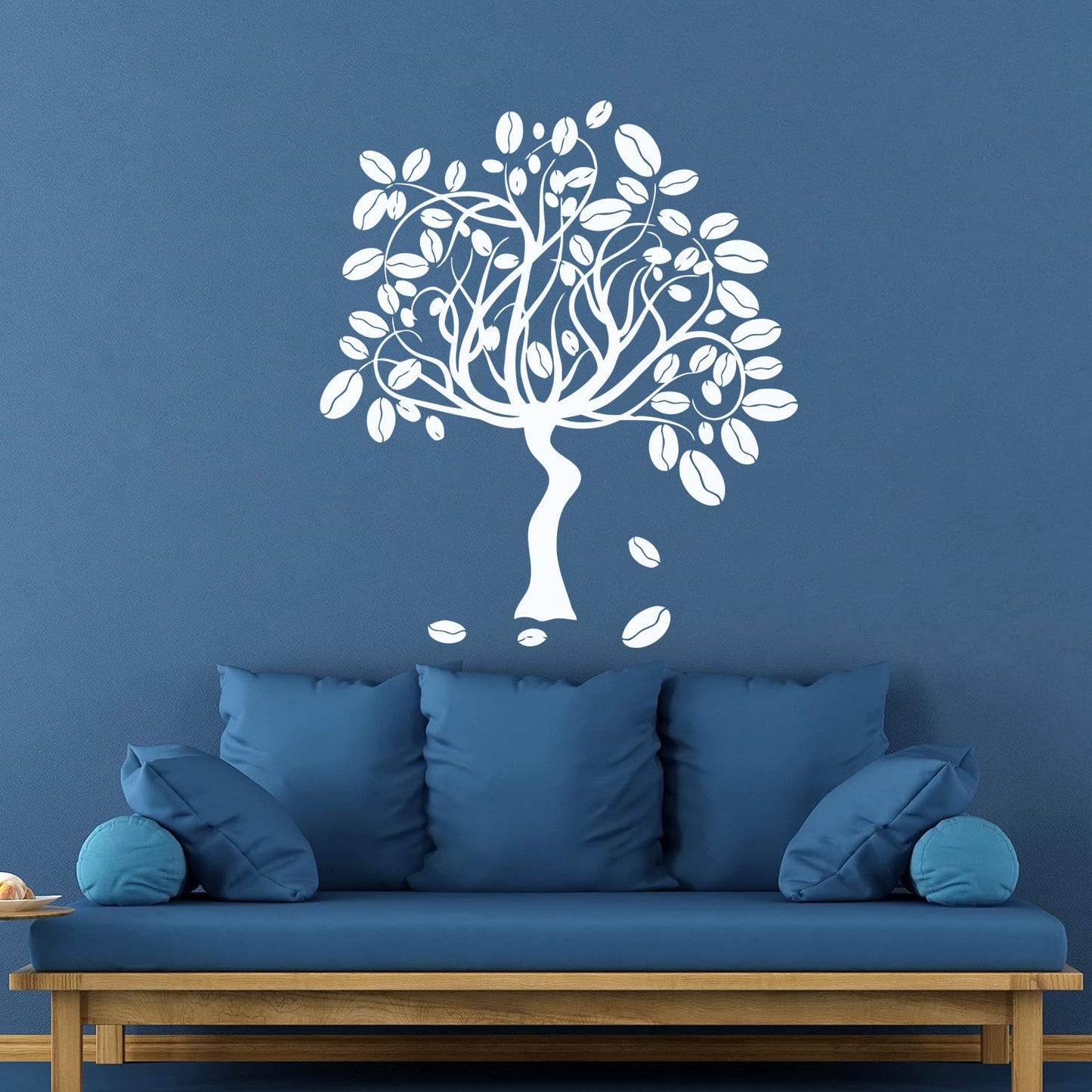 Engraving Decals Coffee Tree Fruit Ripe Smell The Aroma Coffee Bar Can Modify And Add Information