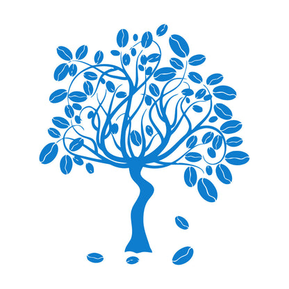 Engraving Decals Coffee Tree Fruit Ripe Smell The Aroma Coffee Bar Can Modify And Add Information