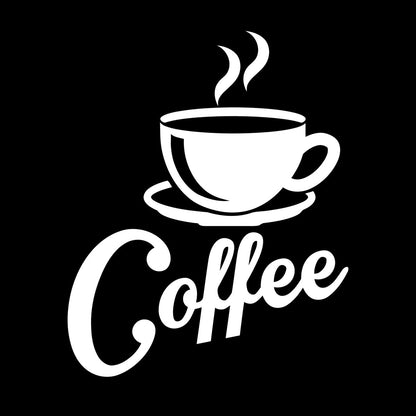 Wall Stickers Paster Paper Kitchen Coffee Shop Cup Wall Beautification