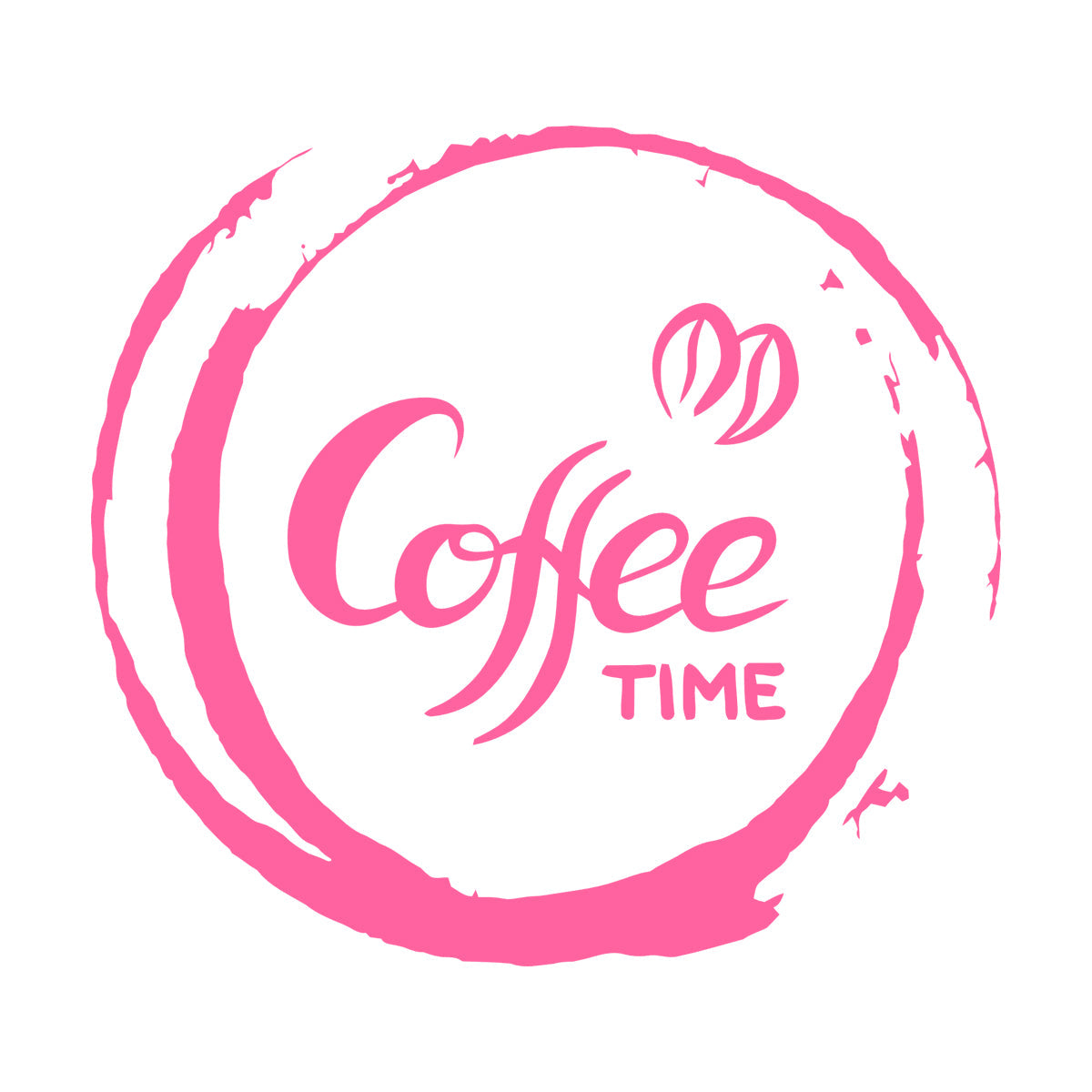 Fine Carving Decals Coffee Time Kitchen Cafe Home Store Decoration