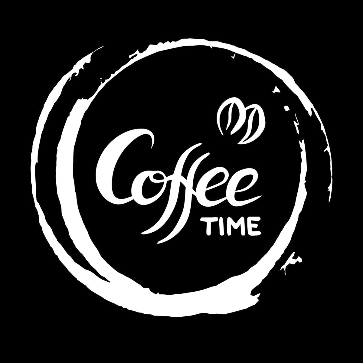 Fine Carving Decals Coffee Time Kitchen Cafe Home Store Decoration