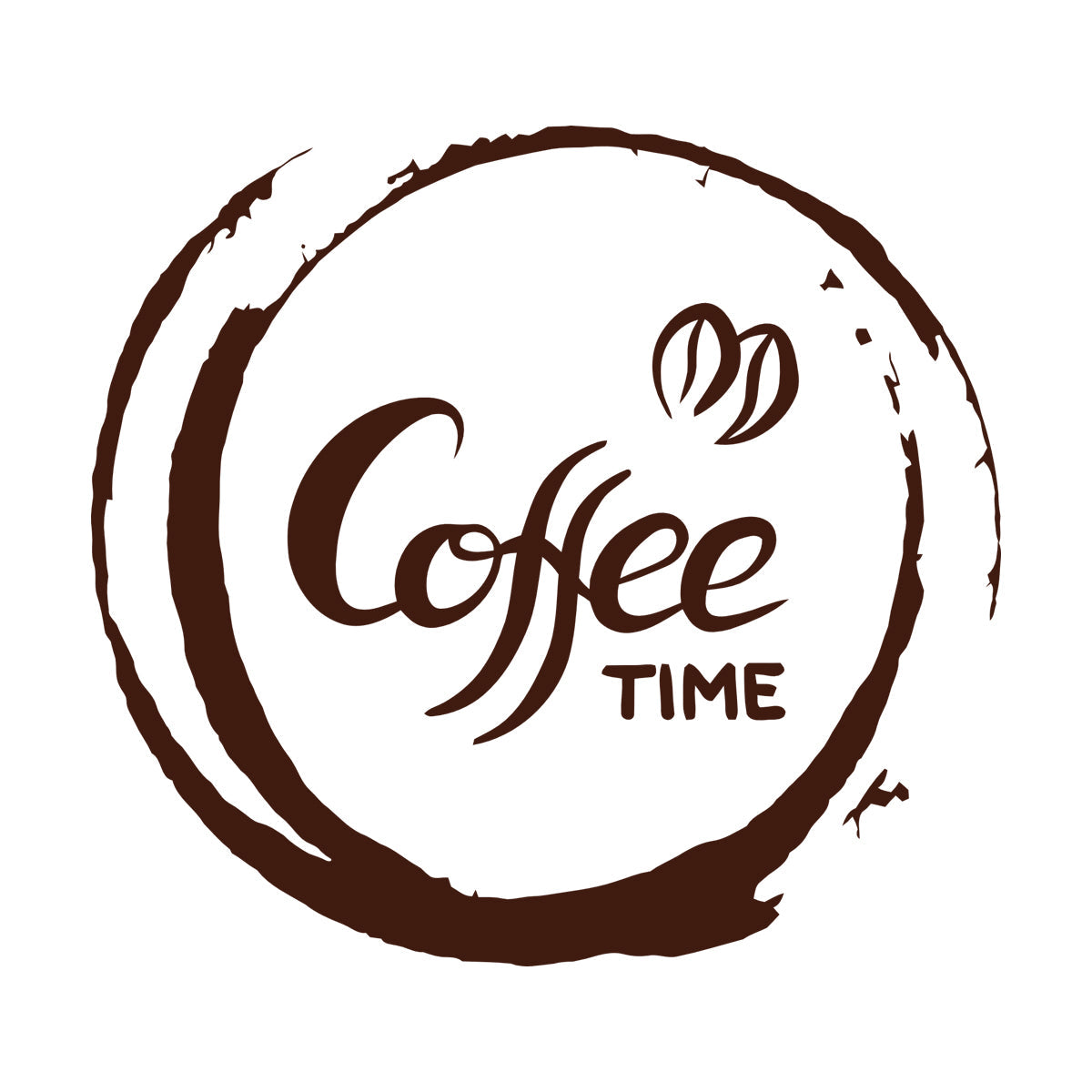 Fine Carving Decals Coffee Time Kitchen Cafe Home Store Decoration
