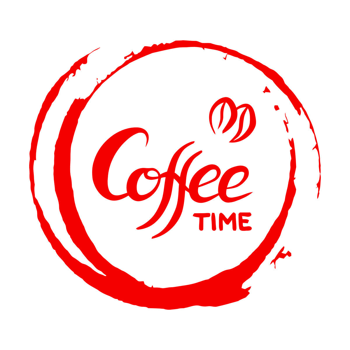 Fine Carving Decals Coffee Time Kitchen Cafe Home Store Decoration