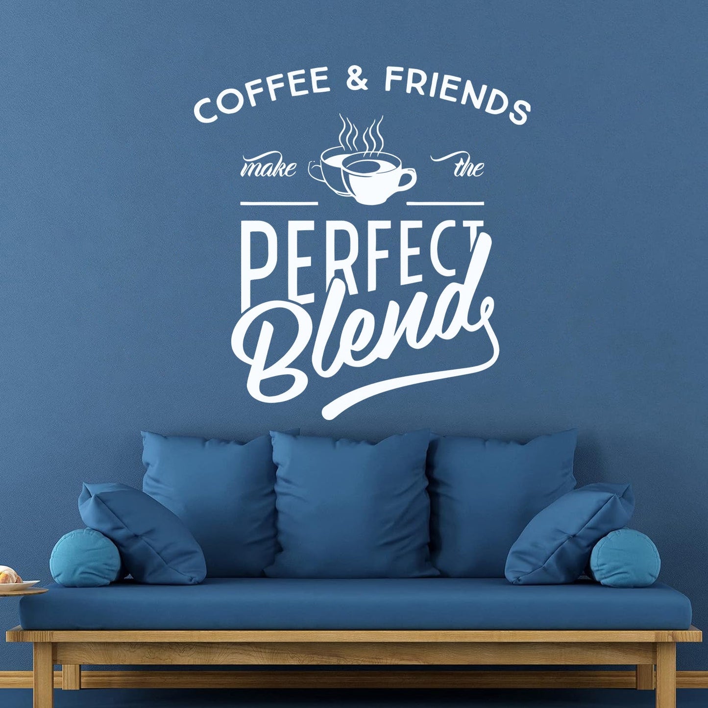 Vinyl Art Sticker Quotes Words About Coffee Aroma Store Tattoo Culture