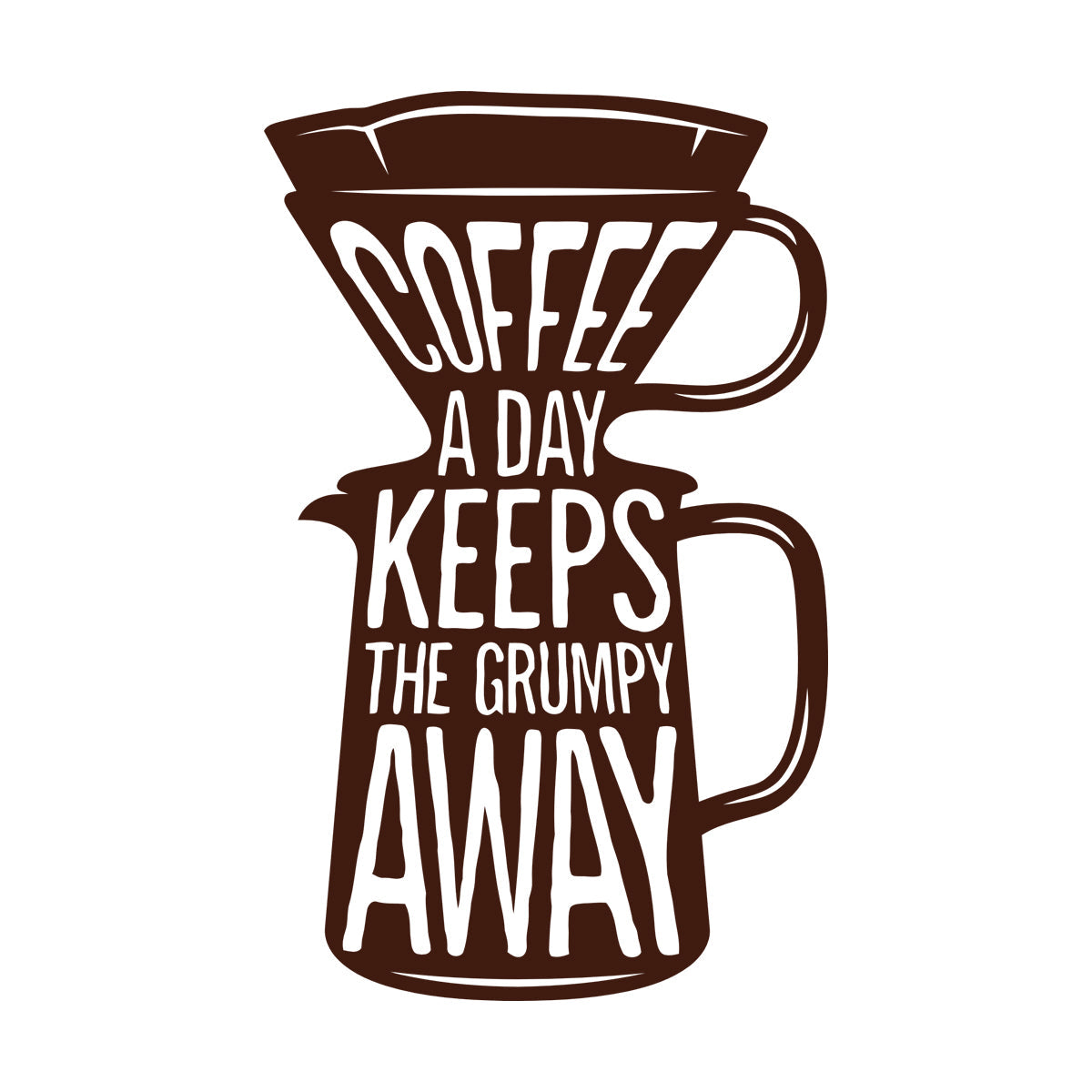 Engraving Stickers Words On Coffee Pot Quotes About Coffee Removable Without Leaving Glue