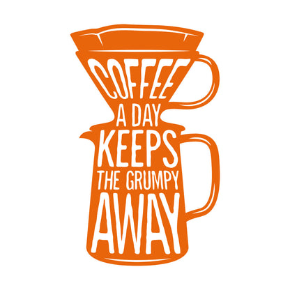 Engraving Stickers Words On Coffee Pot Quotes About Coffee Removable Without Leaving Glue