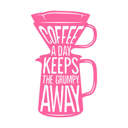 Engraving Stickers Words On Coffee Pot Quotes About Coffee Removable Without Leaving Glue