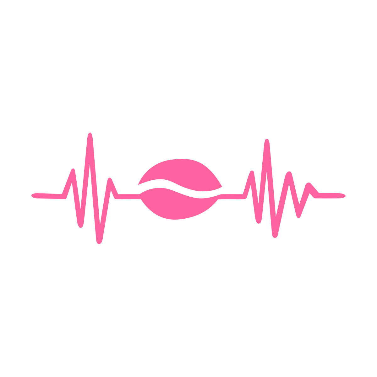 Mural And Wall Vinyl Decal Cardiogram Coffee Bean Kitchen Cafe Restaurant It Won'T Fall Off