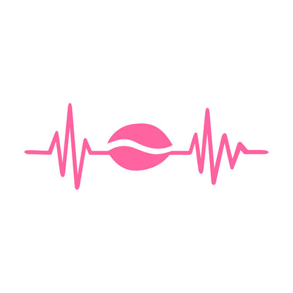 Mural And Wall Vinyl Decal Cardiogram Coffee Bean Kitchen Cafe Restaurant It Won'T Fall Off