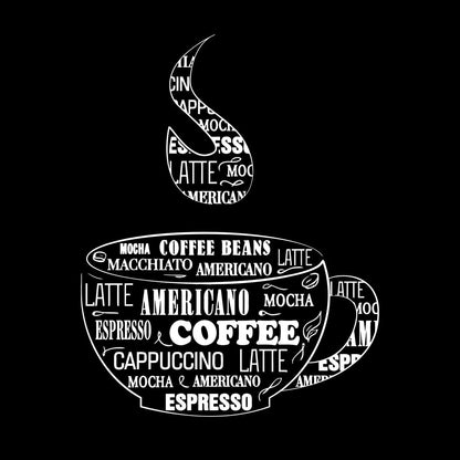 Wall Decals Coffee Cup Shop Words Kitchen Dining Multi Color Selection