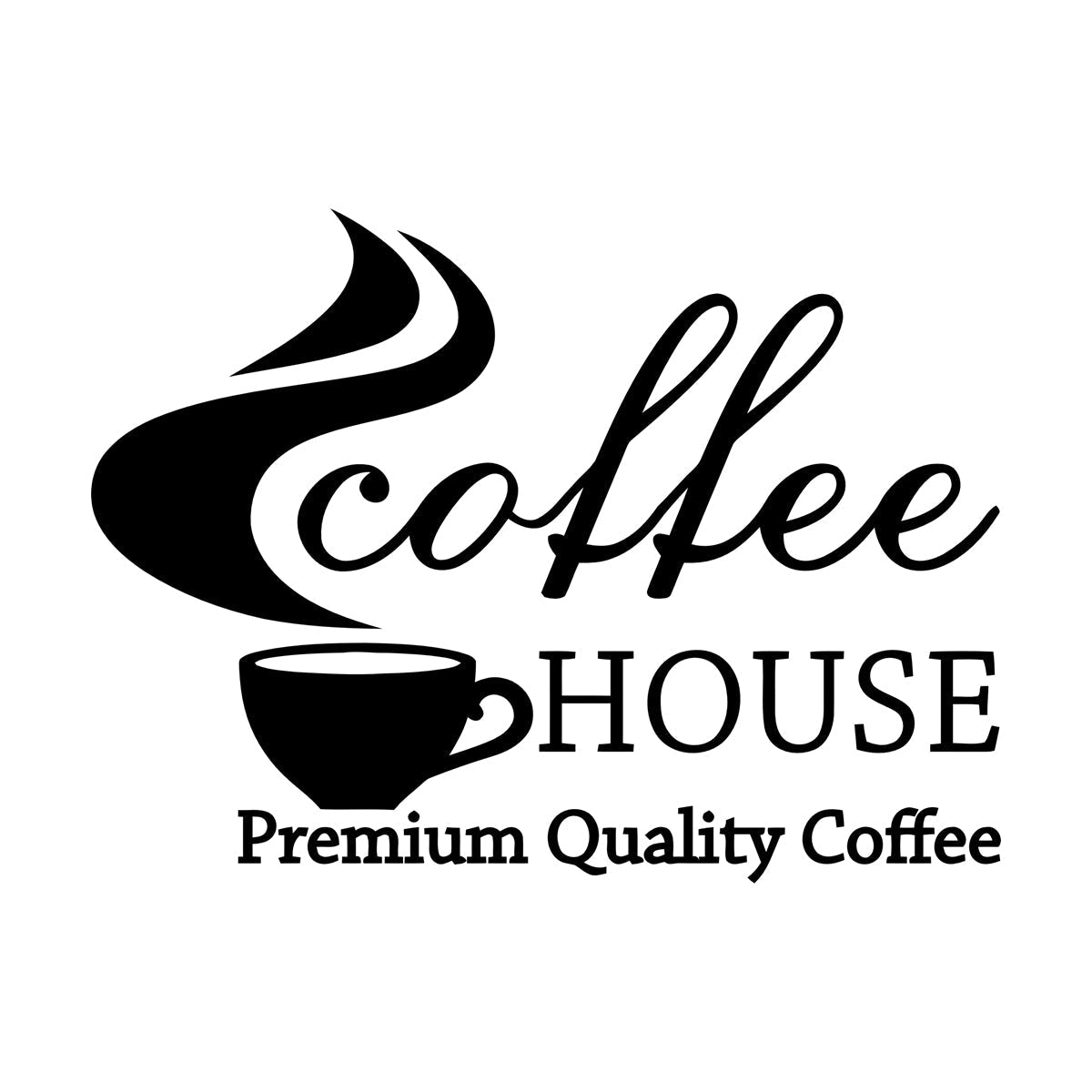 Coffee House Cafe Bar Premium Quality Coffee Cup Mural And Wall Vinyl Decal Art Mural Painting