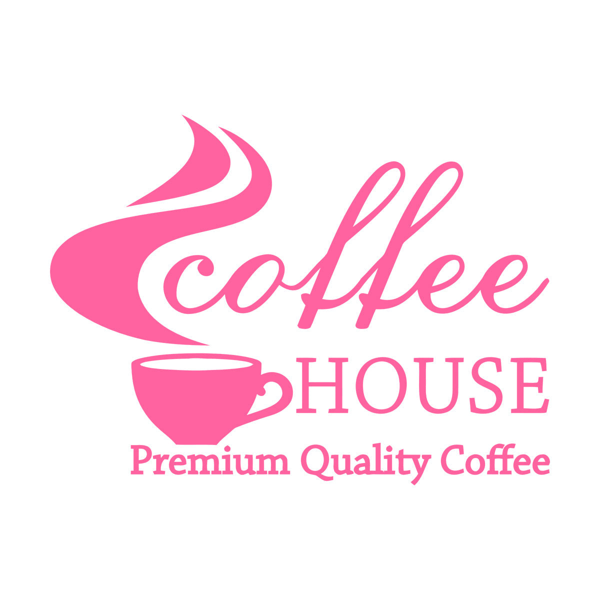 Coffee House Cafe Bar Premium Quality Coffee Cup Mural And Wall Vinyl Decal Art Mural Painting