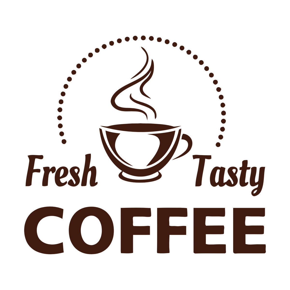 Wall Stickers Coffee House Cup Cafe Ation Personalized Customization