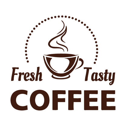 Wall Stickers Coffee House Cup Cafe Ation Personalized Customization