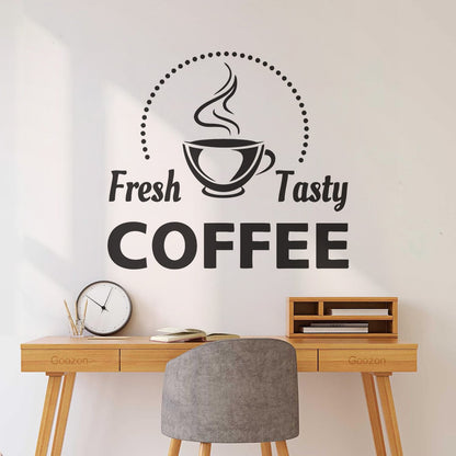 Wall Stickers Coffee House Cup Cafe Ation Personalized Customization