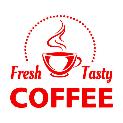Wall Stickers Coffee House Cup Cafe Ation Personalized Customization