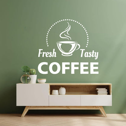 Wall Stickers Coffee House Cup Cafe Ation Personalized Customization
