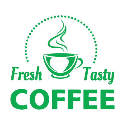 Wall Stickers Coffee House Cup Cafe Ation Personalized Customization