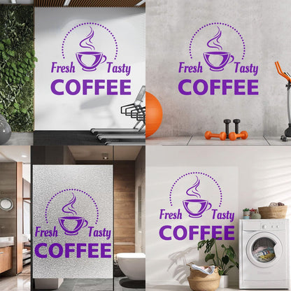 Wall Stickers Coffee House Cup Cafe Ation Personalized Customization