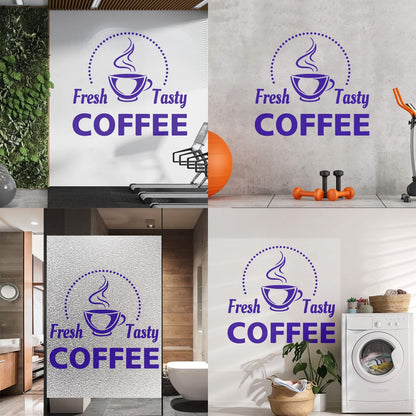 Wall Stickers Coffee House Cup Cafe Ation Personalized Customization