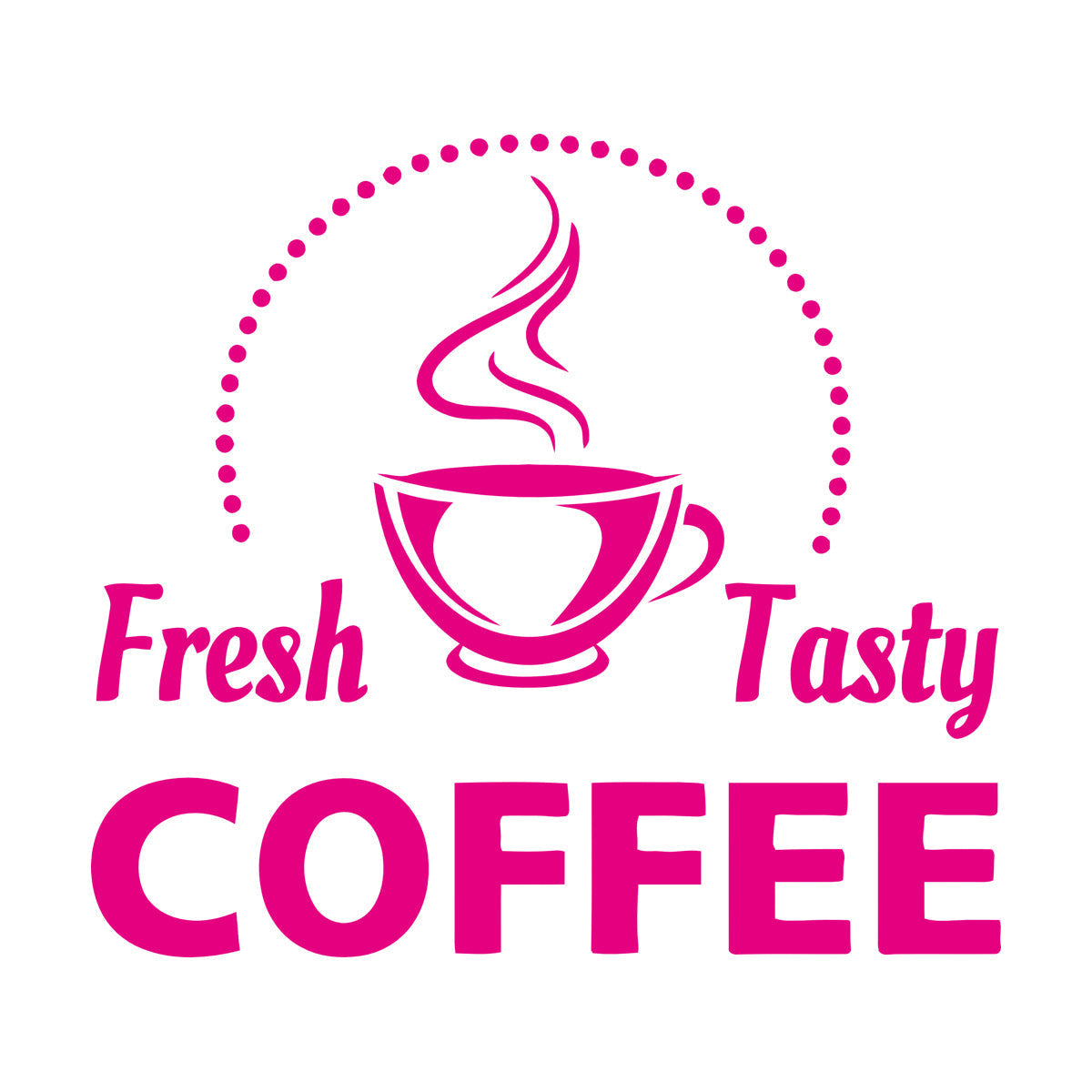 Wall Stickers Coffee House Cup Cafe Ation Personalized Customization