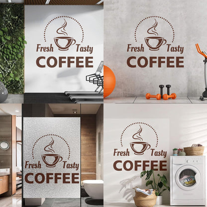 Wall Stickers Coffee House Cup Cafe Ation Personalized Customization