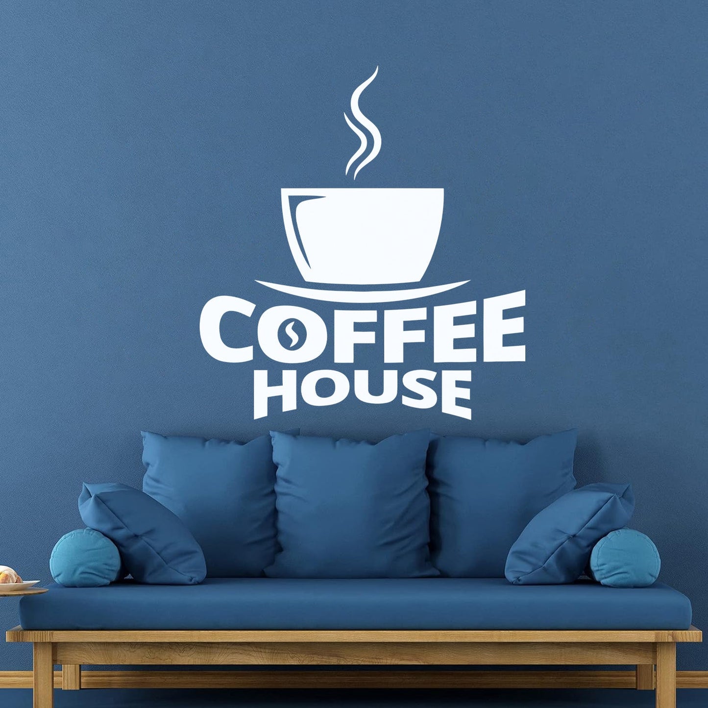 Fine Carving Decals Coffee House Cup Of Coffee Cafe Can Modify And Add Information