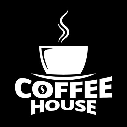 Fine Carving Decals Coffee House Cup Of Coffee Cafe Can Modify And Add Information