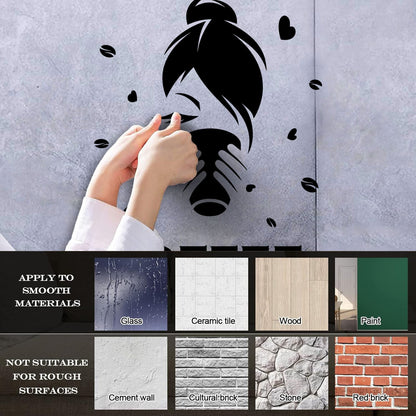 Coffee House Kitchen Dining Cafe Vinyl Art Sticker Art Decoration